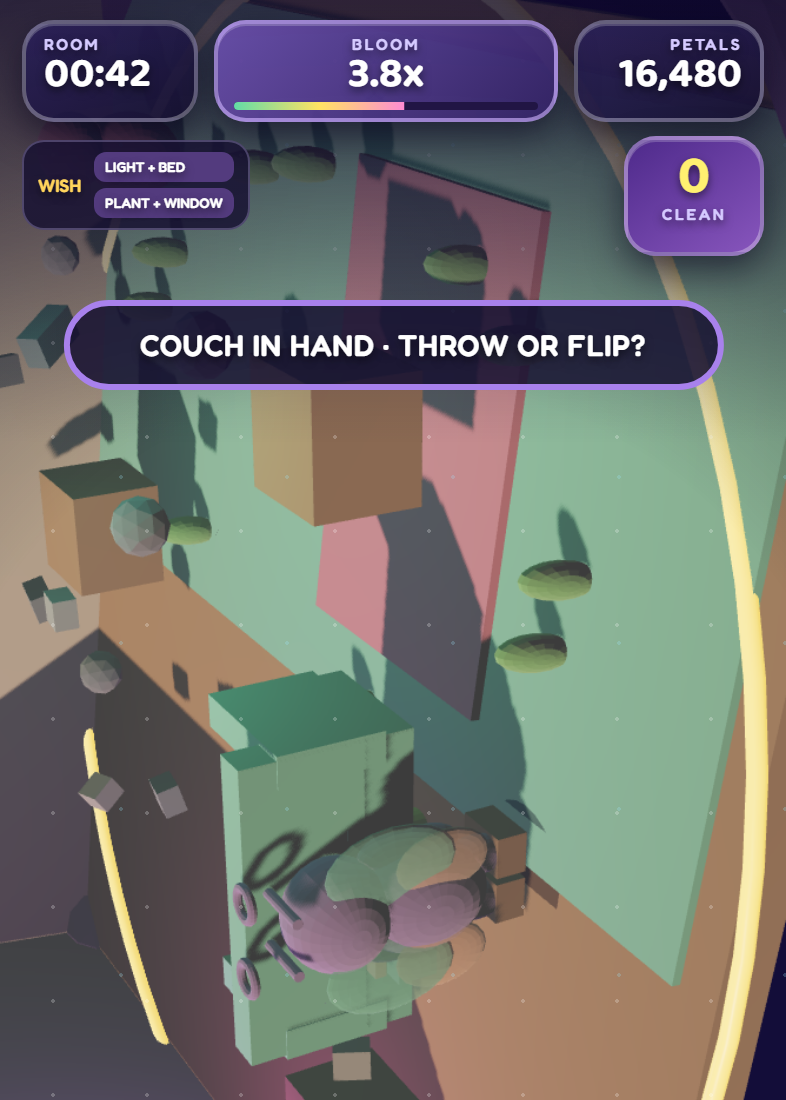 Roombloom: Pocket Planets game card