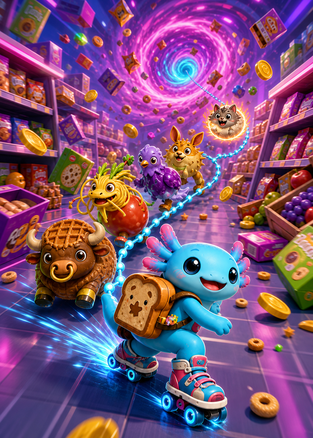Snackquake: Supermarket Tour game card